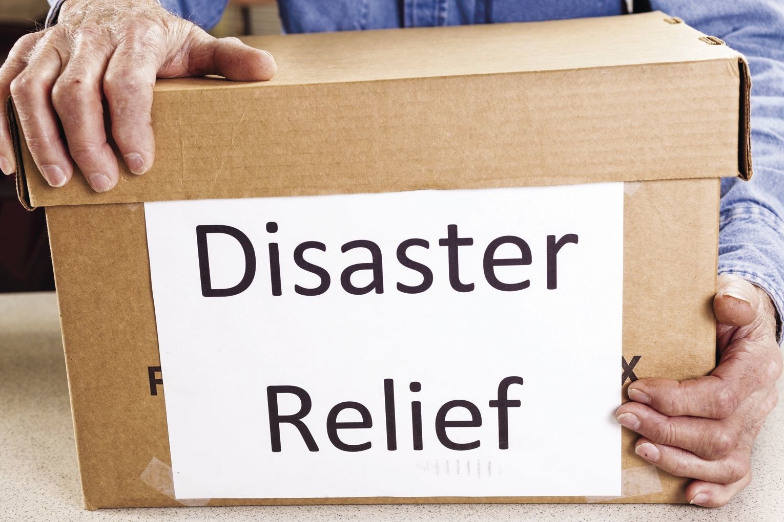 Disaster relief box